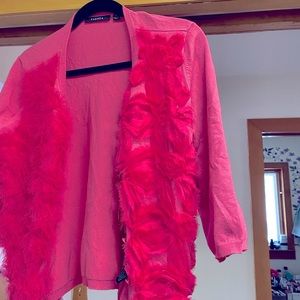 Cropped Three Quarter Sleeve Sweater. Super Soft!